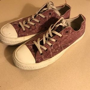 Cute bandana-patterned Converse